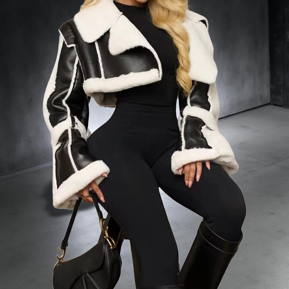 Classic Black and White Jacket